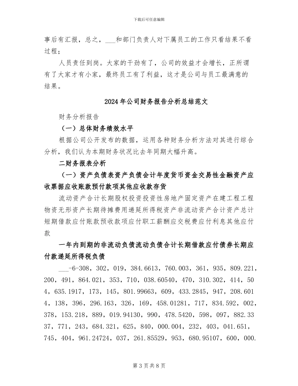 2024年公司财务情况小结_第3页