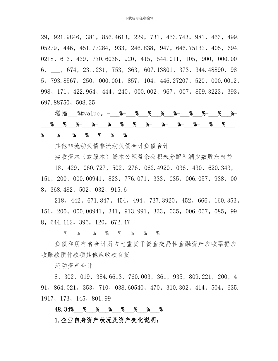 2024年公司财务报告分析总结范文_第2页