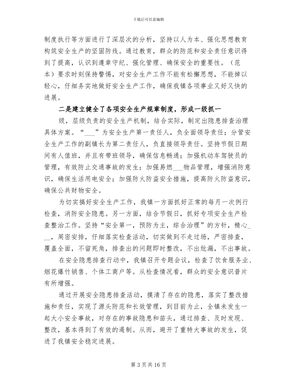 2024年公路安全大检查总结模板_第3页