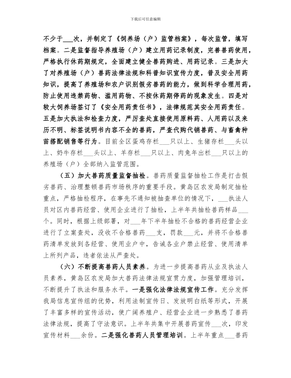 2024年兽药管理工作总结_第3页