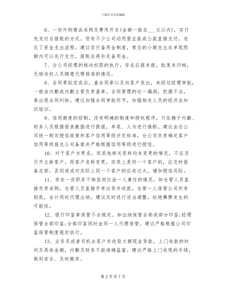 2024年内部审计个人年度总结_第2页