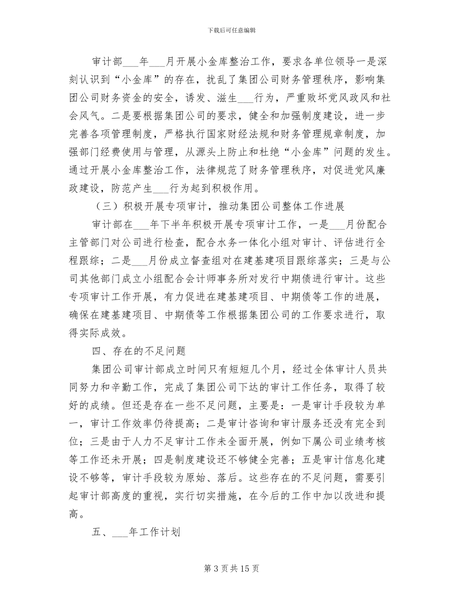 2024年内部审计年终工作总结_第3页