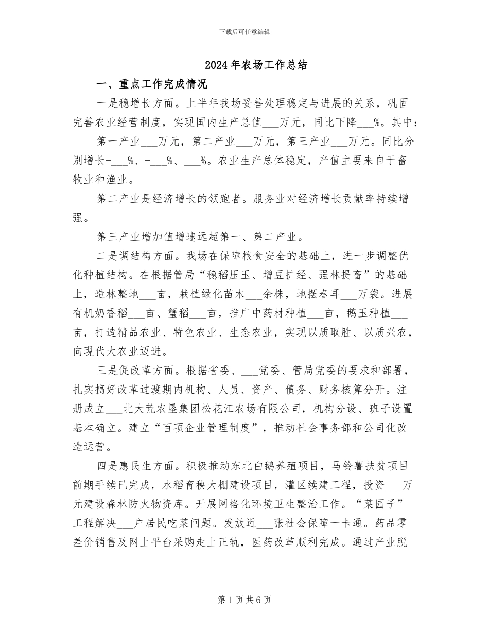 2024年农场工作总结_第1页
