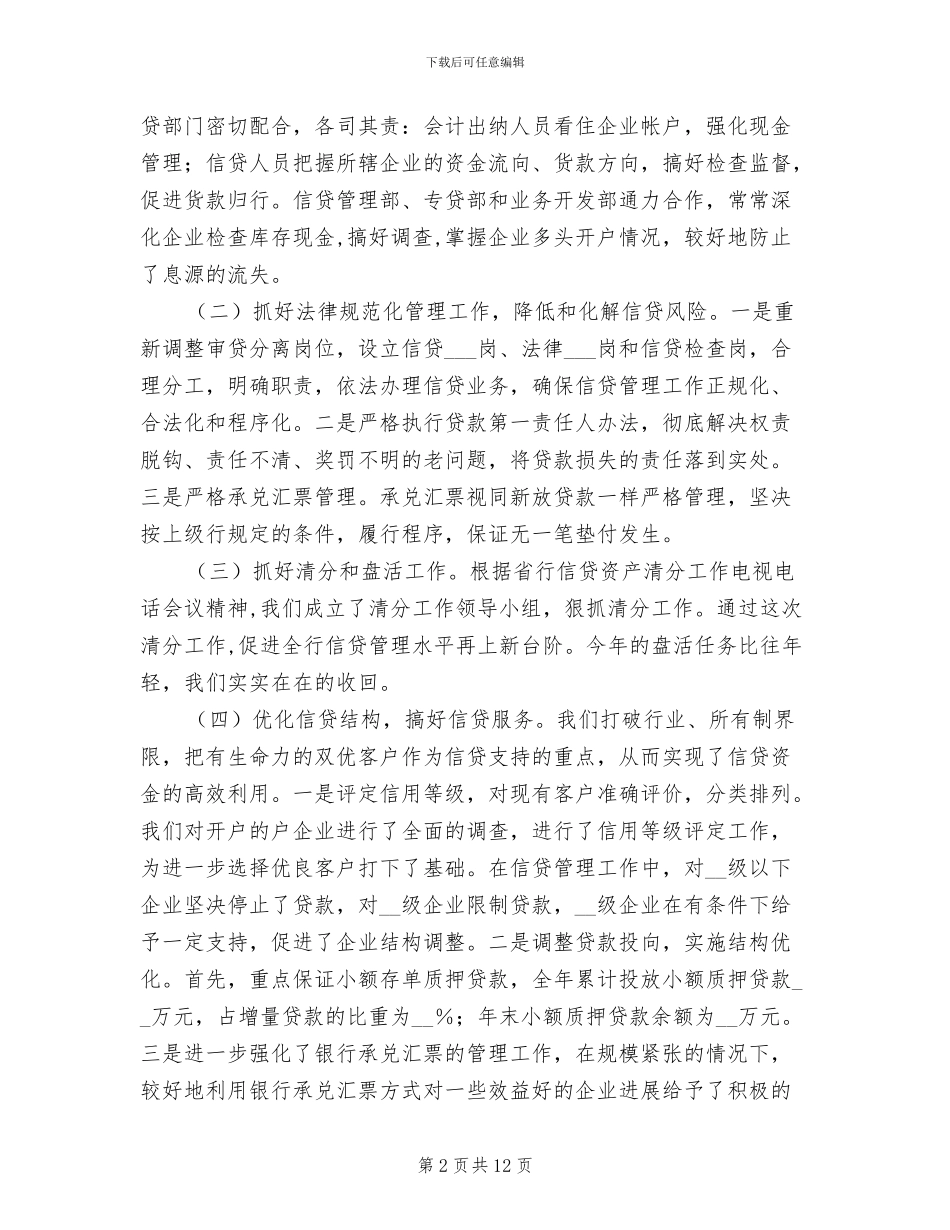 2024年农行工作总结_第2页