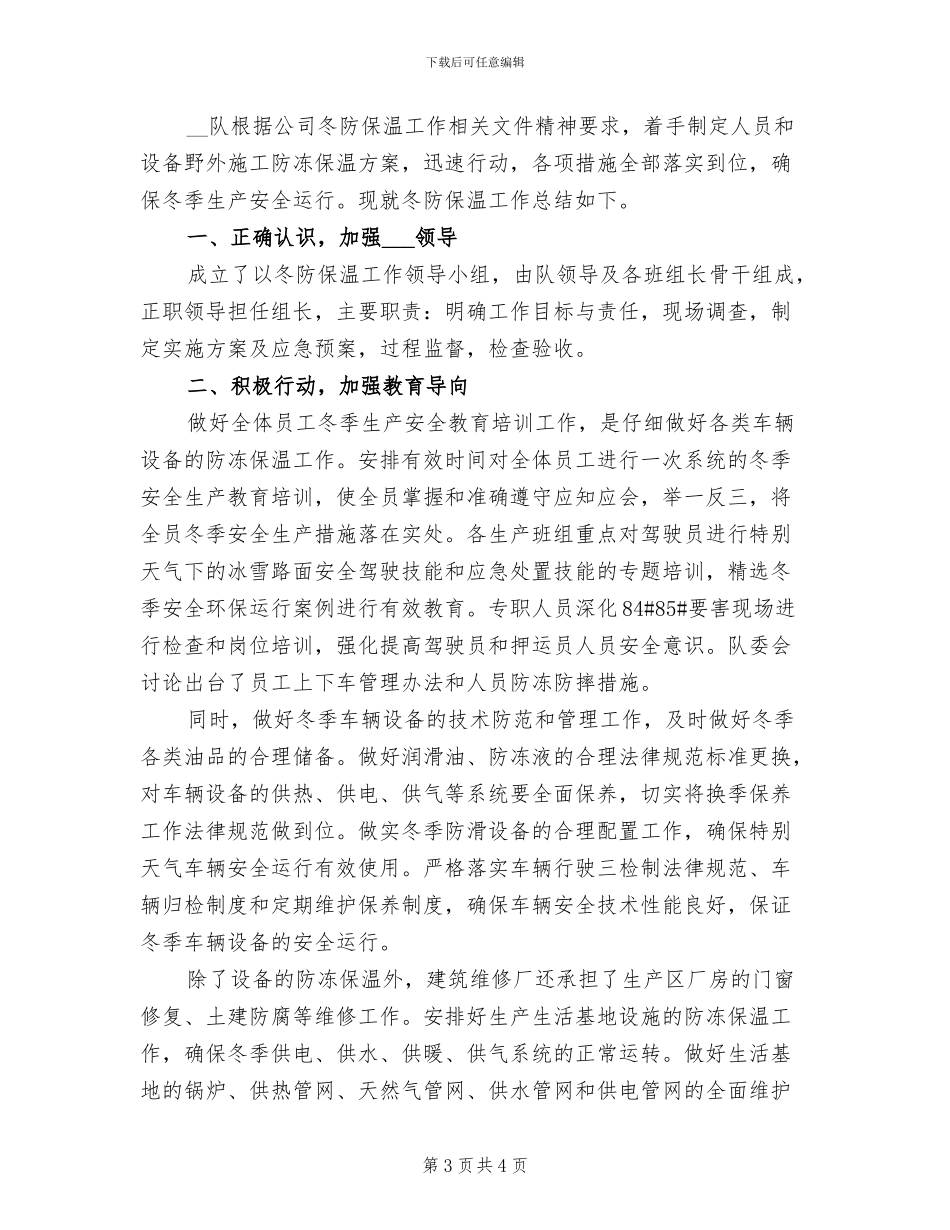 2024年冬运安全工作总结_第3页