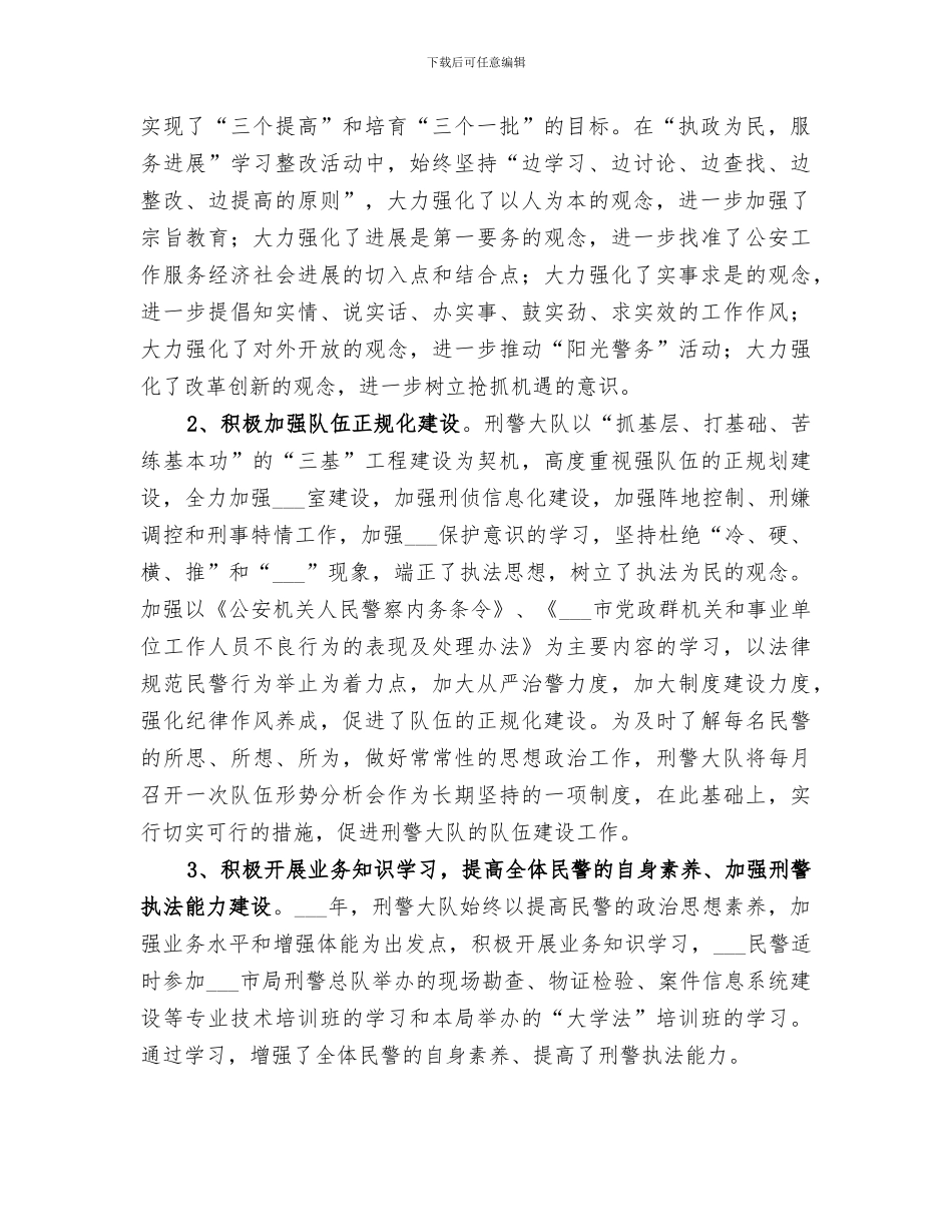 2024年刑警大队工作总结_第2页