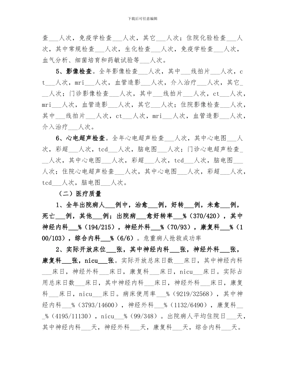2024年医务部全年工作总结_第2页