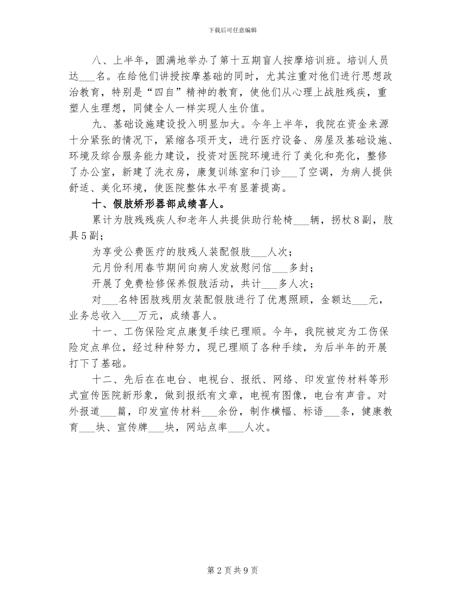 2024年医生年度优秀工作总结优秀_第2页