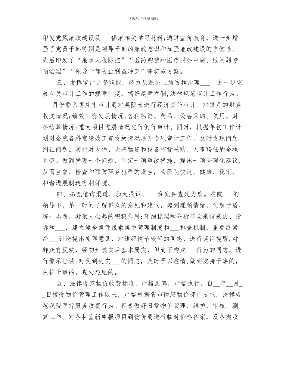 2024年医院审计年终总结_第3页