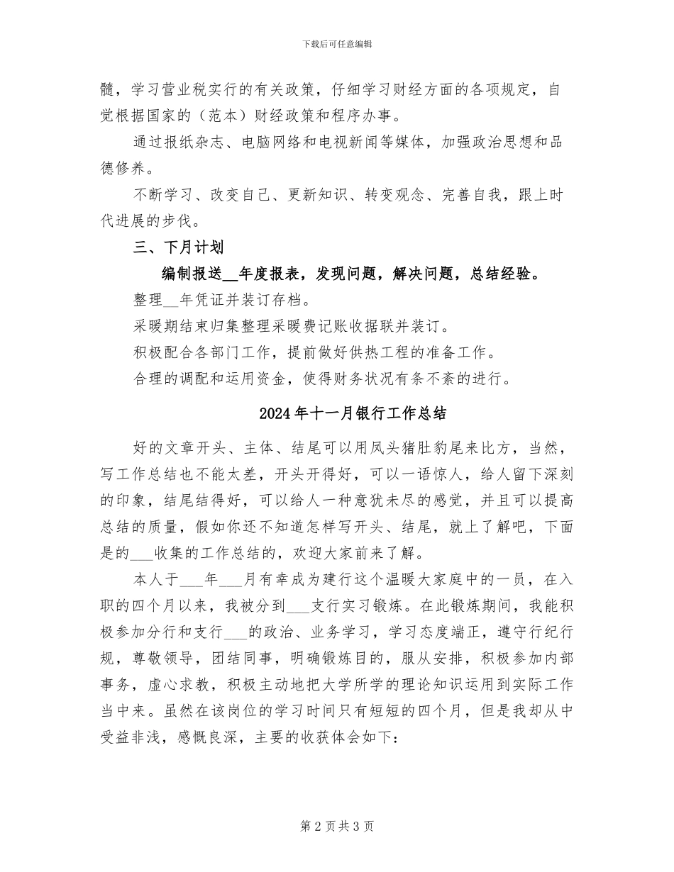 2024年十一月财务月度总结_第2页