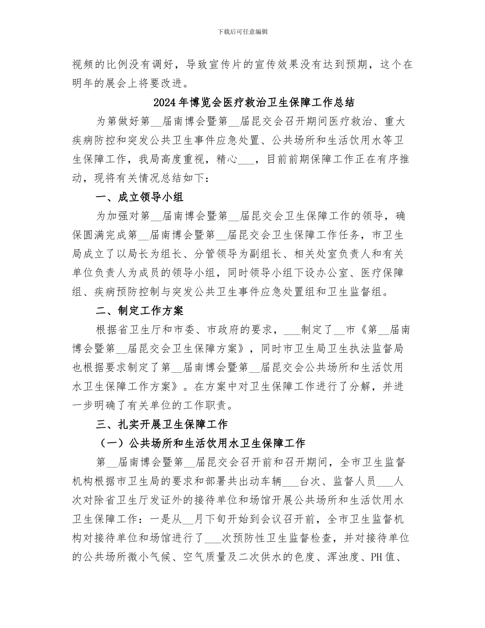 2024年博览会个人工作总结_第3页