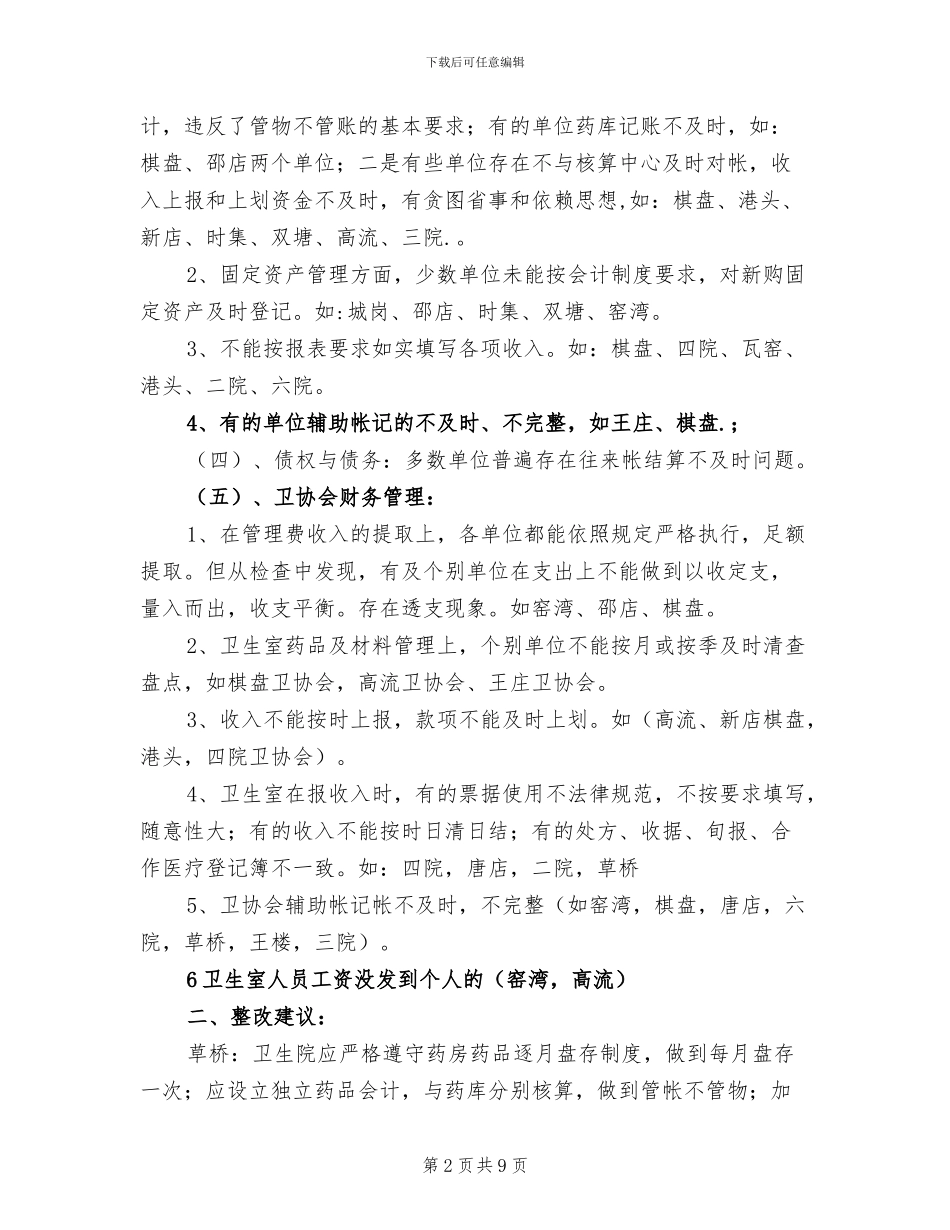 2024年卫生工作审查总结汇报_第2页