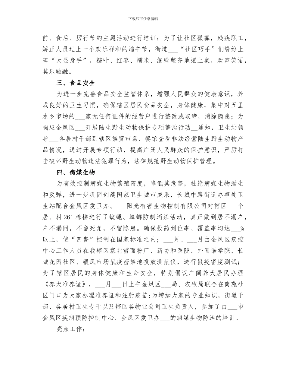 2024年卫生站年终工作总结_第3页