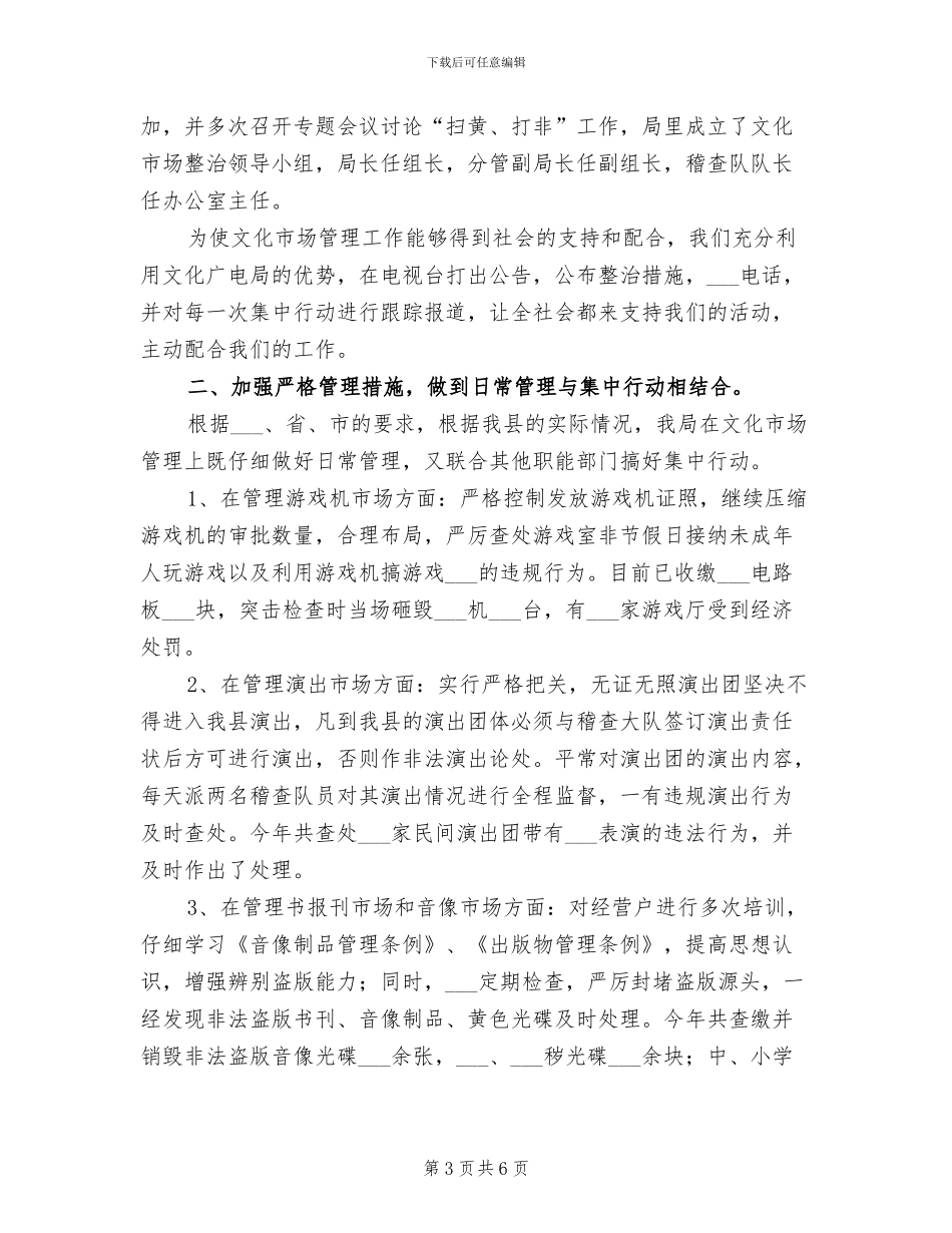 2024年县文化局集中处理信访突出问题工作总结_第3页