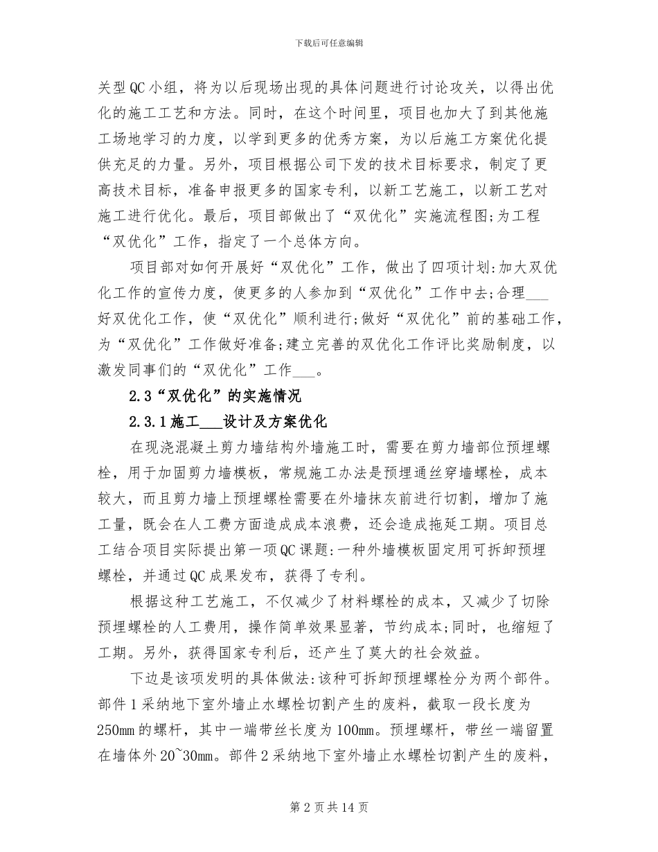 2024年双优化策划总结_第2页