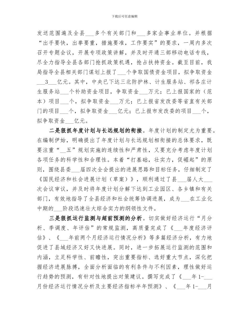 2024年发展改革局工作总结_第2页