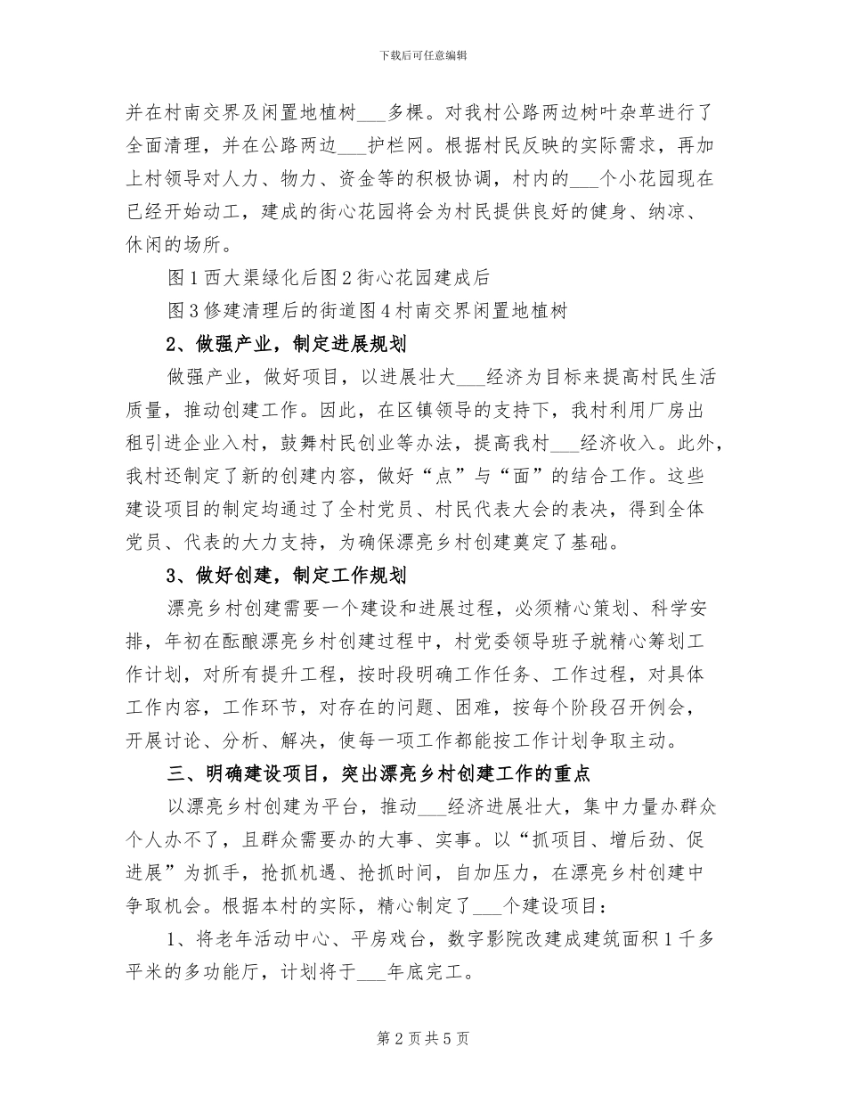 2024年后湾美丽乡村总结参考_第2页