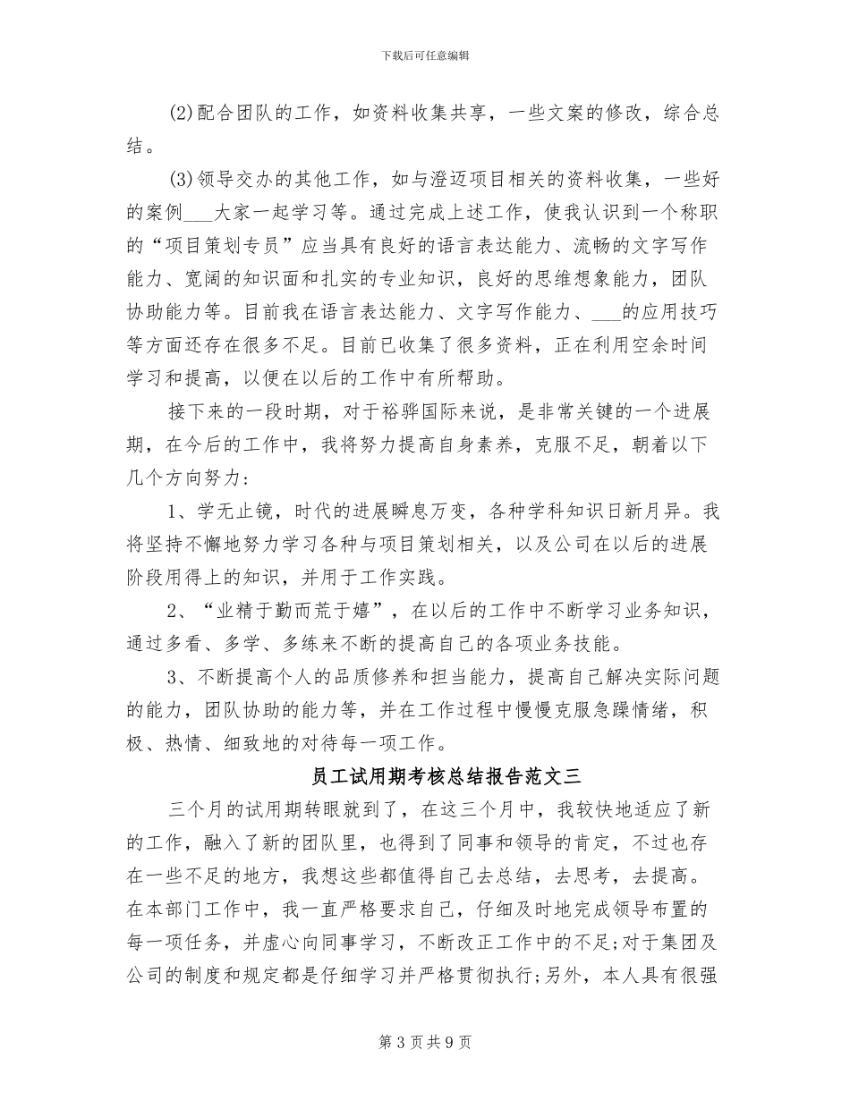 2024年员工试用期考核总结_第3页