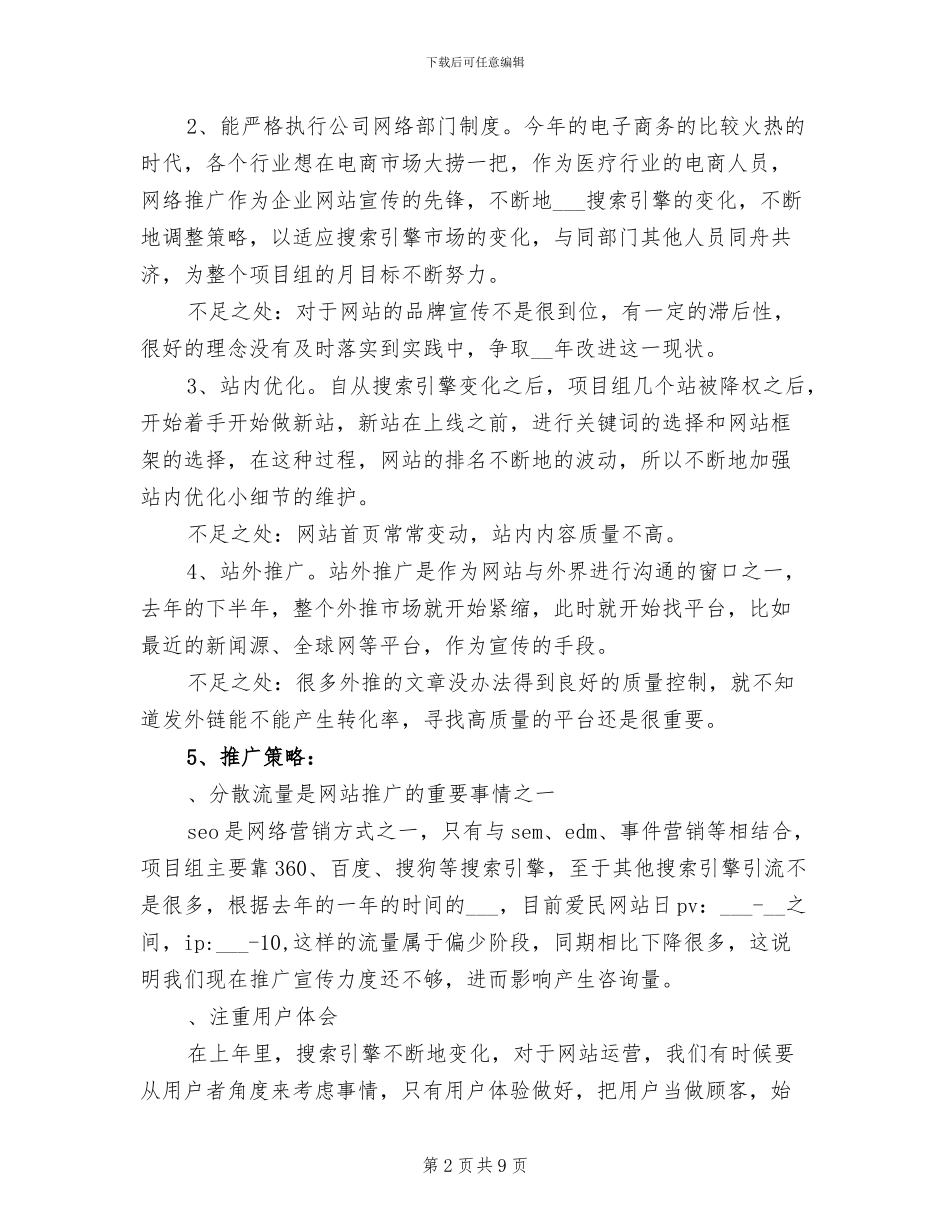 2024年商务经理年底总结_第2页