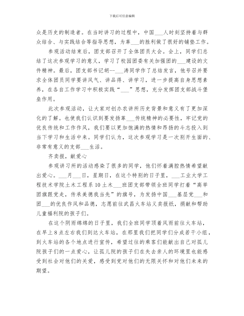 2024年团会活动总结范本_第2页