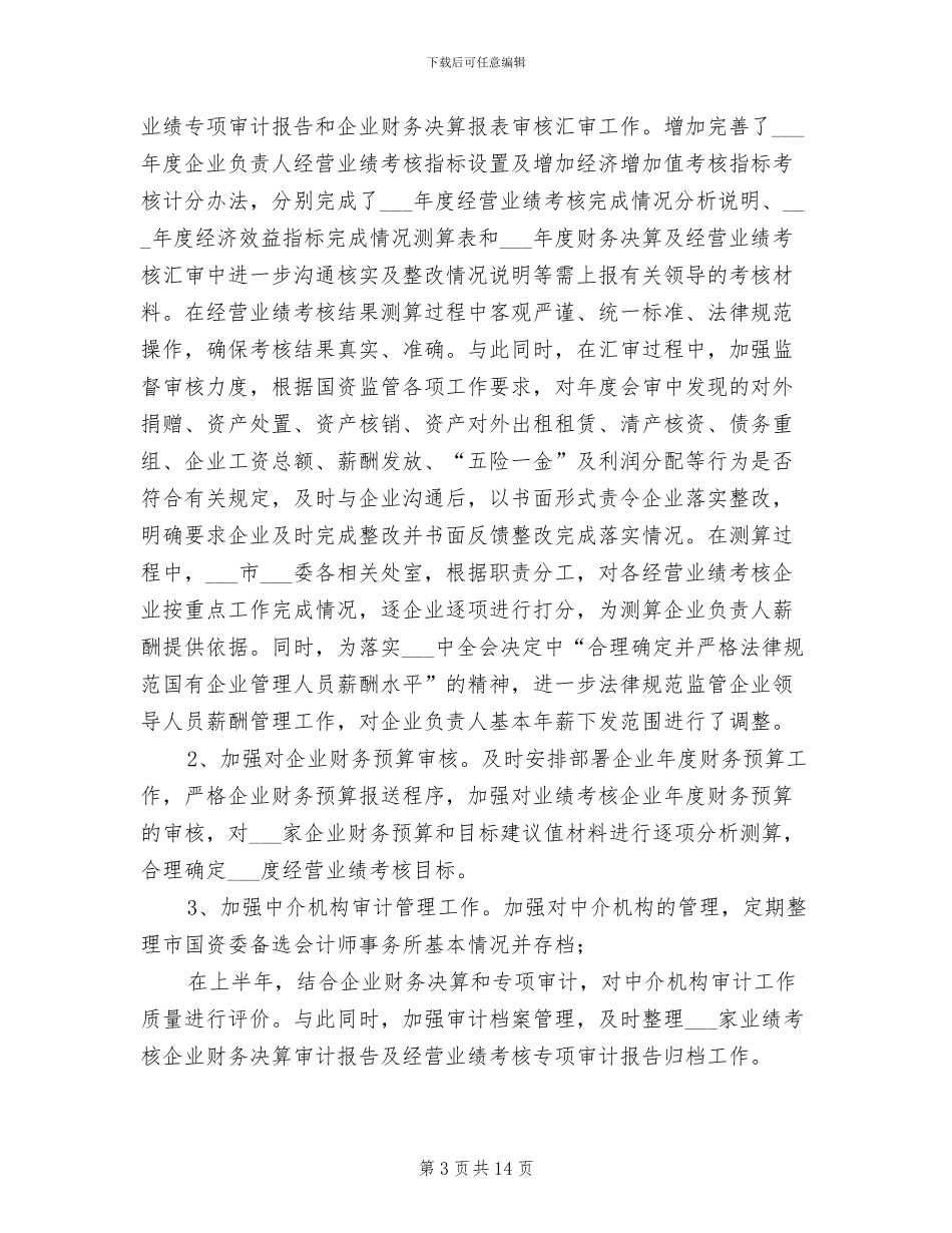 2024年国资委财务审计工作总结_第3页