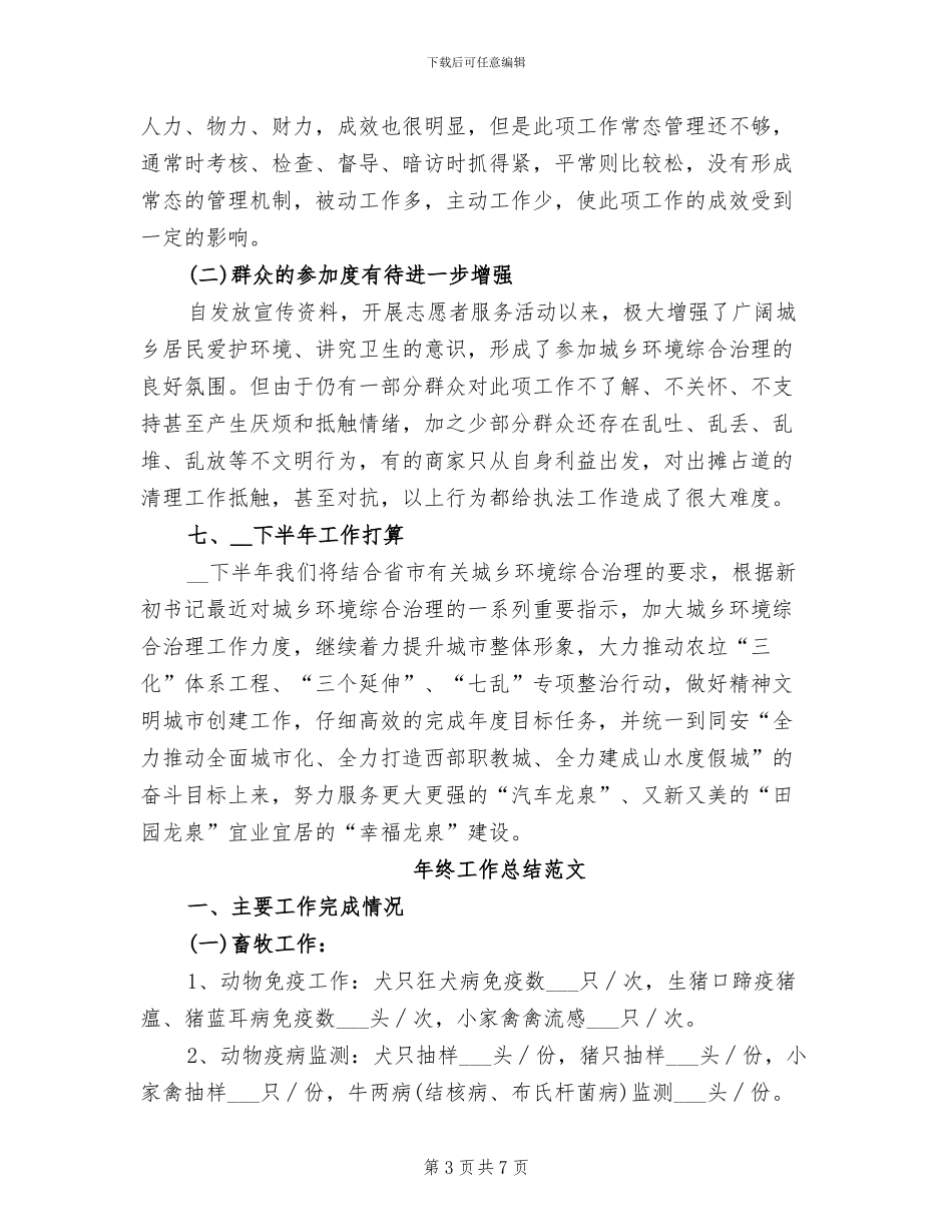 2024年城管办年终工作总结范文_第3页