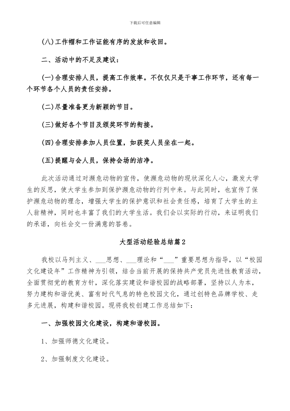 2024年大型活动经验总结_第2页