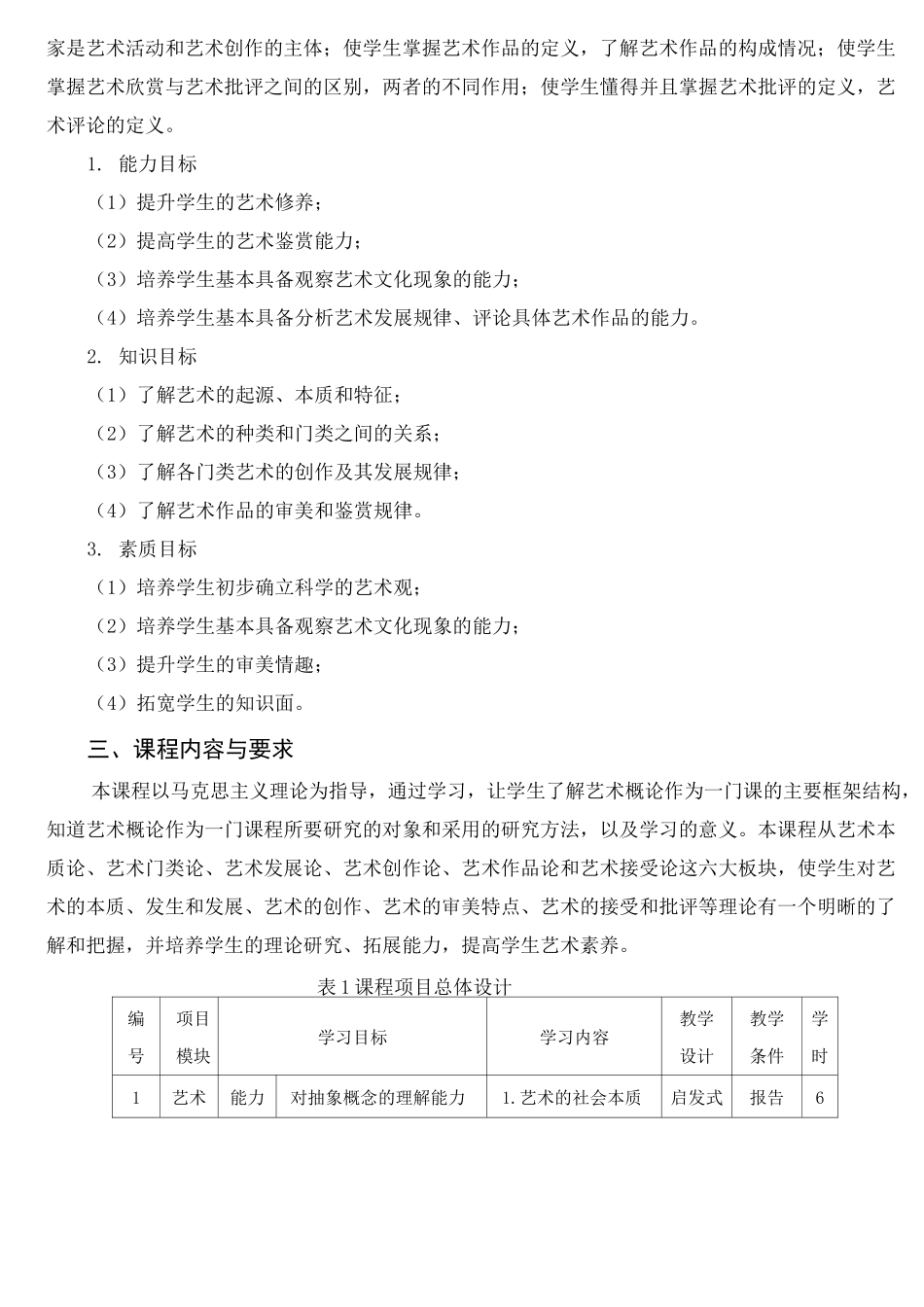 公共艺术课程标准_第2页