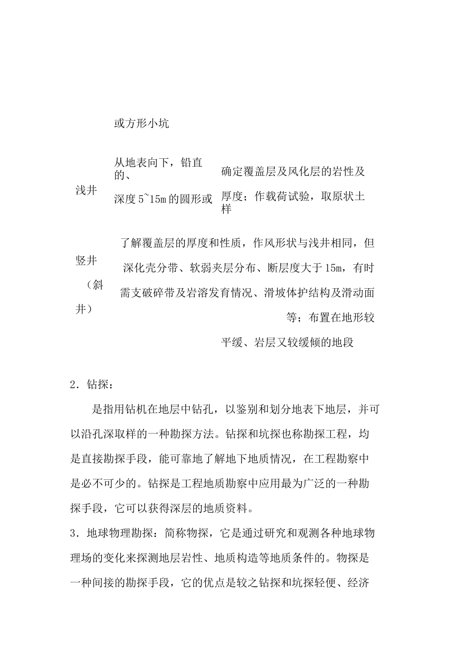 常用的工程地质勘探方法_第2页
