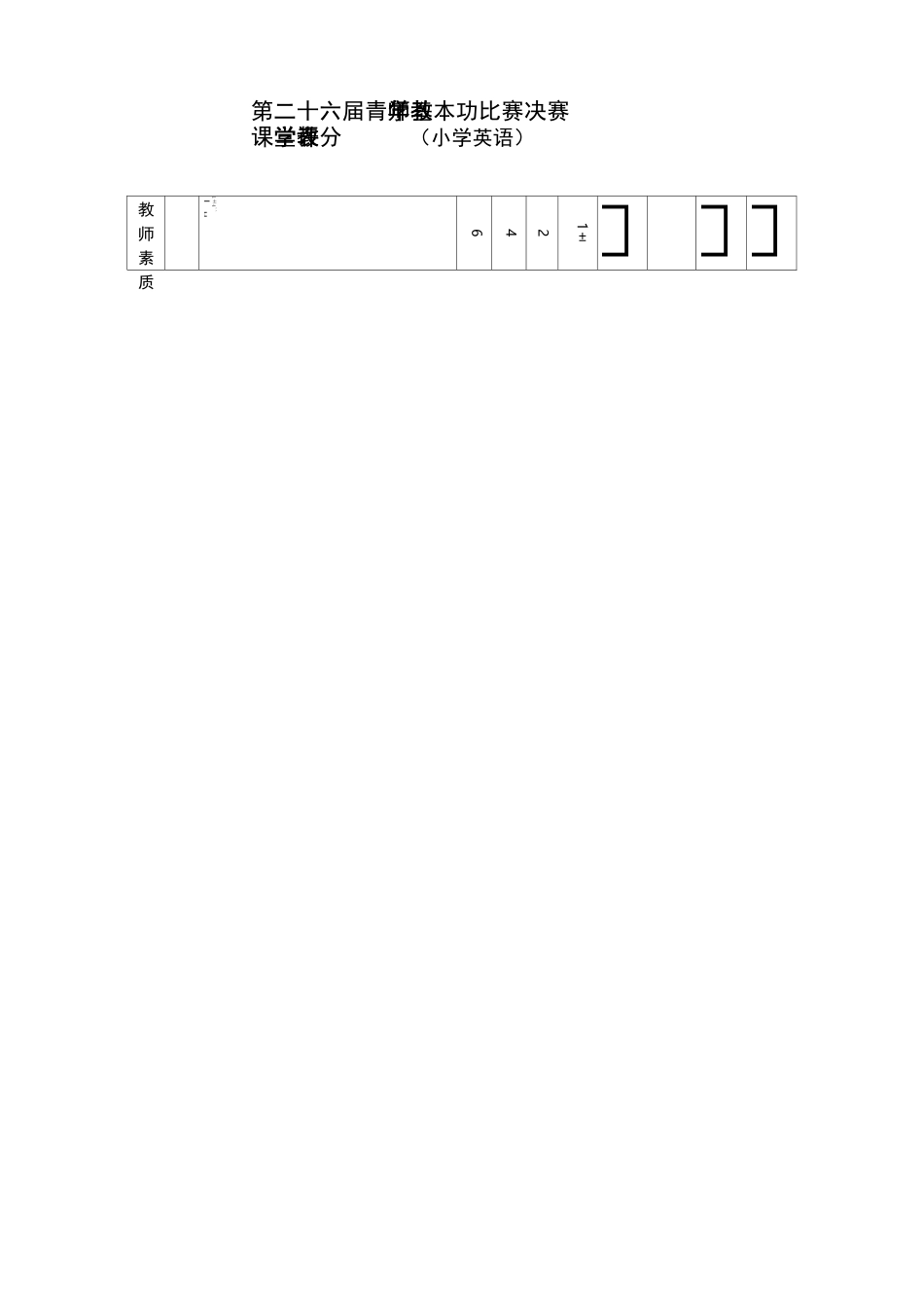 课堂教学评分表_第2页