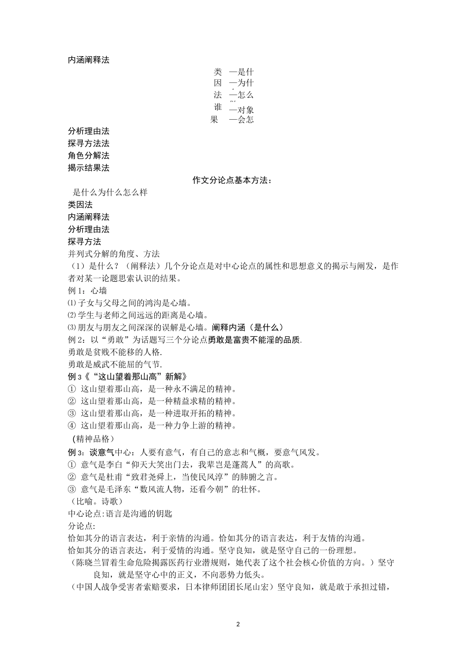 分论点拟写的五种方法_第2页