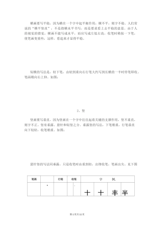 28种基本笔顺(收藏)