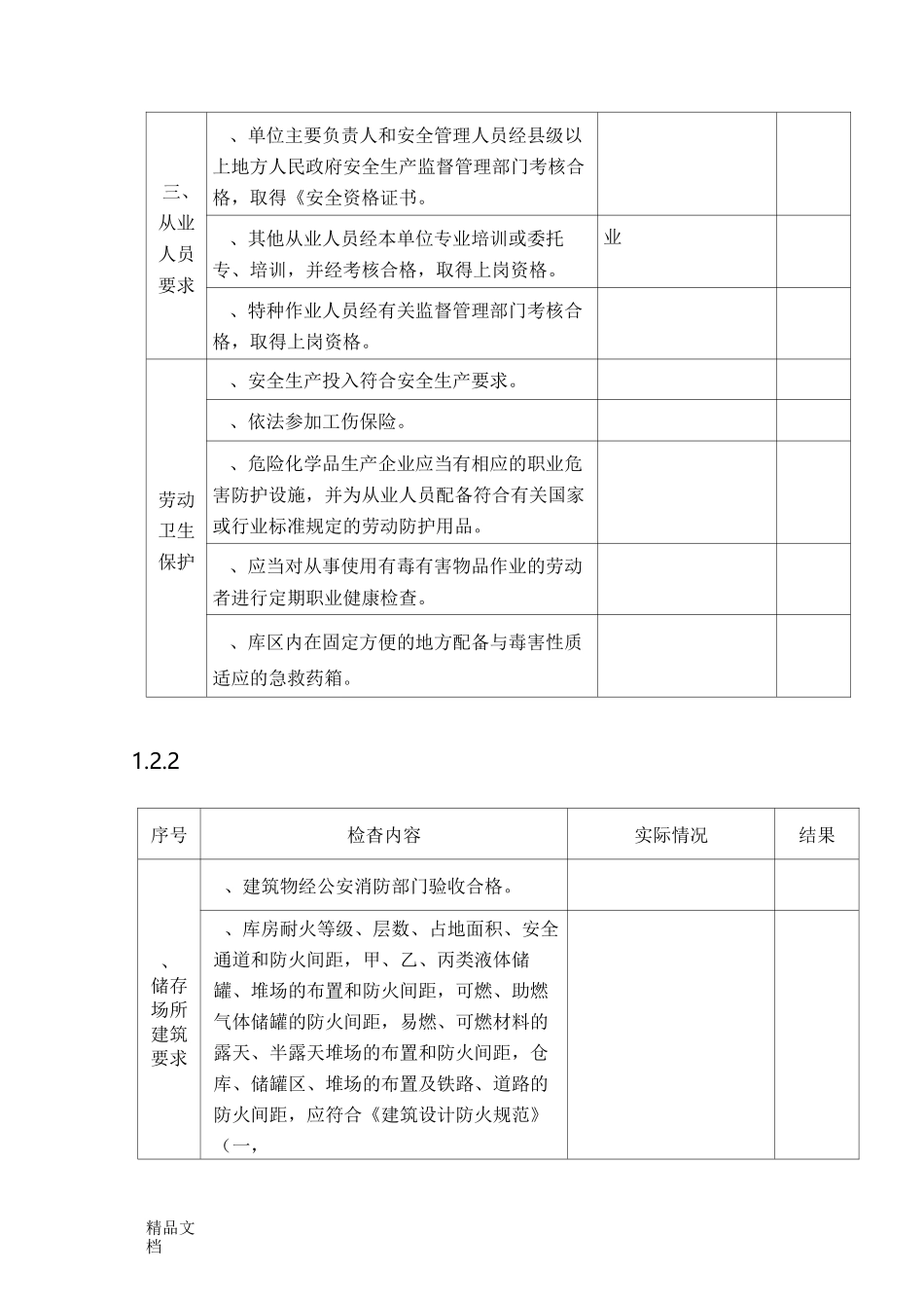 盐酸储罐安全检查表_第2页