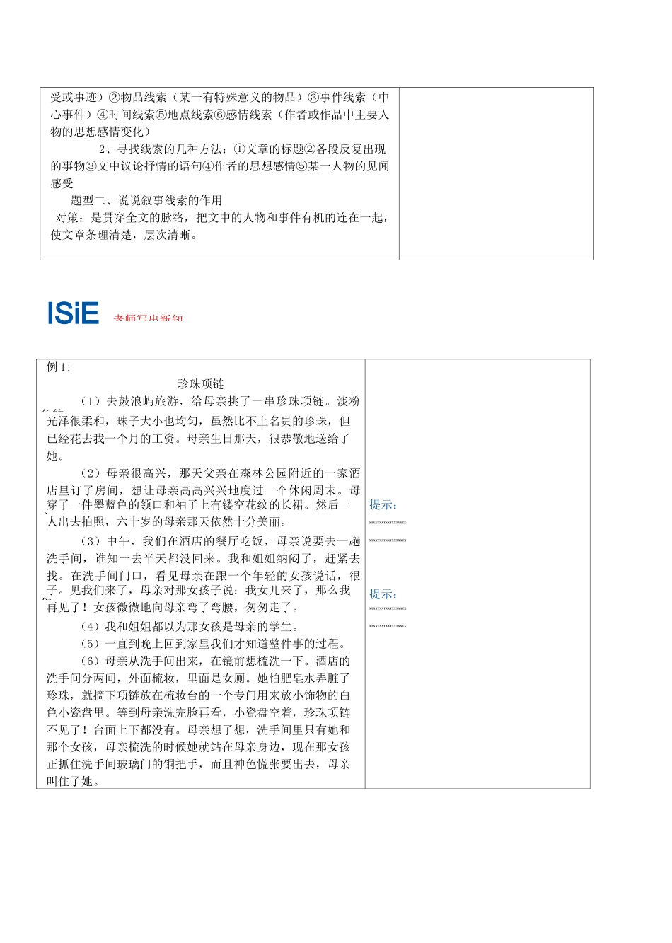 五年级上册语文：线索及作用_第2页