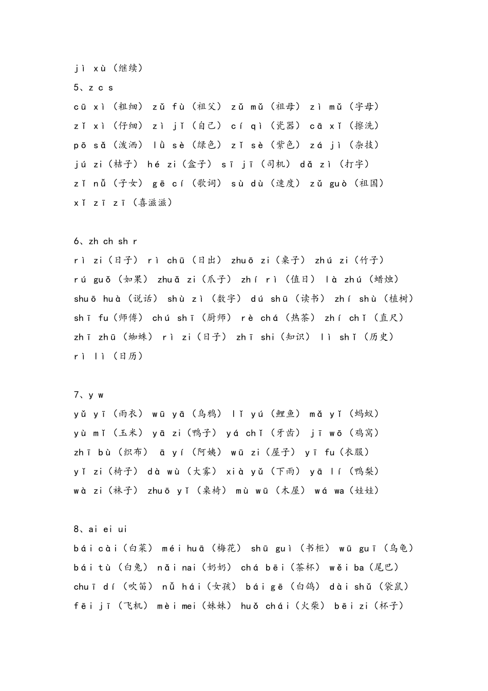 一年级音节词拼读_第2页