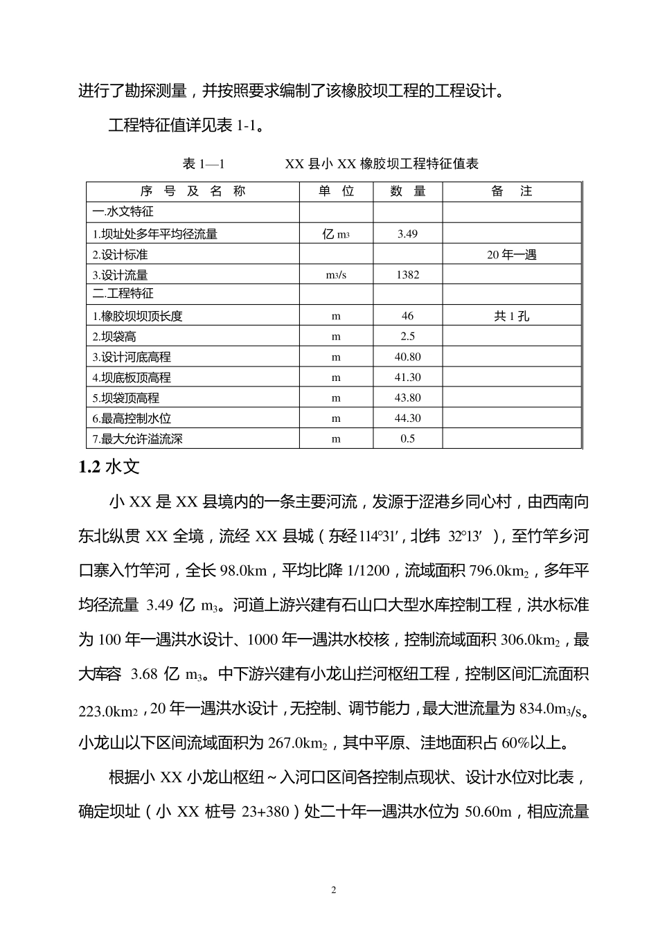 一座橡胶坝工程设计报告_第2页
