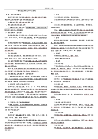 一建机电的工程实务知识点整理必过经验全面