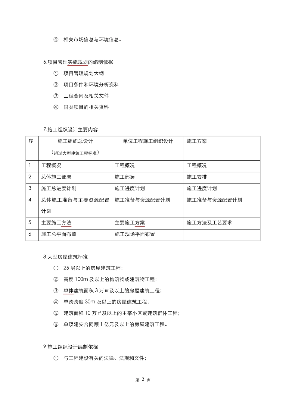 一建管理知识点汇总提炼_第2页