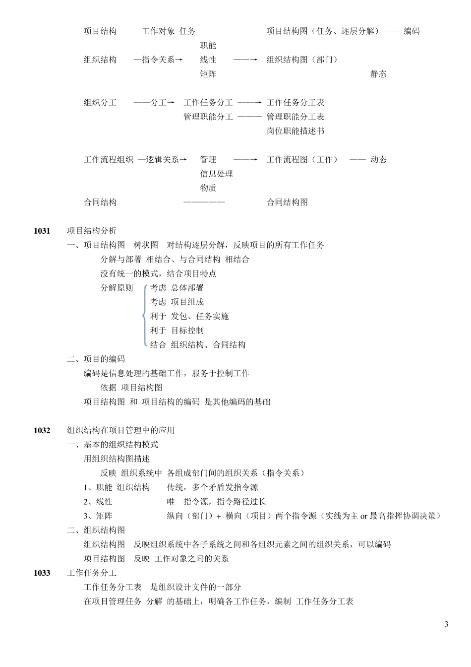 一建项目管理笔记及复习题笔记_第3页