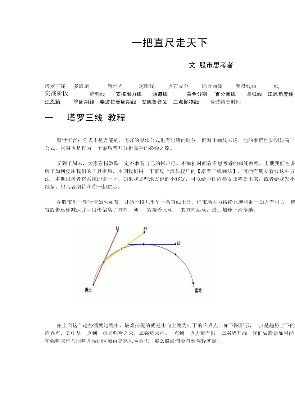 一把直尺走天下(股市思考者)_第1页