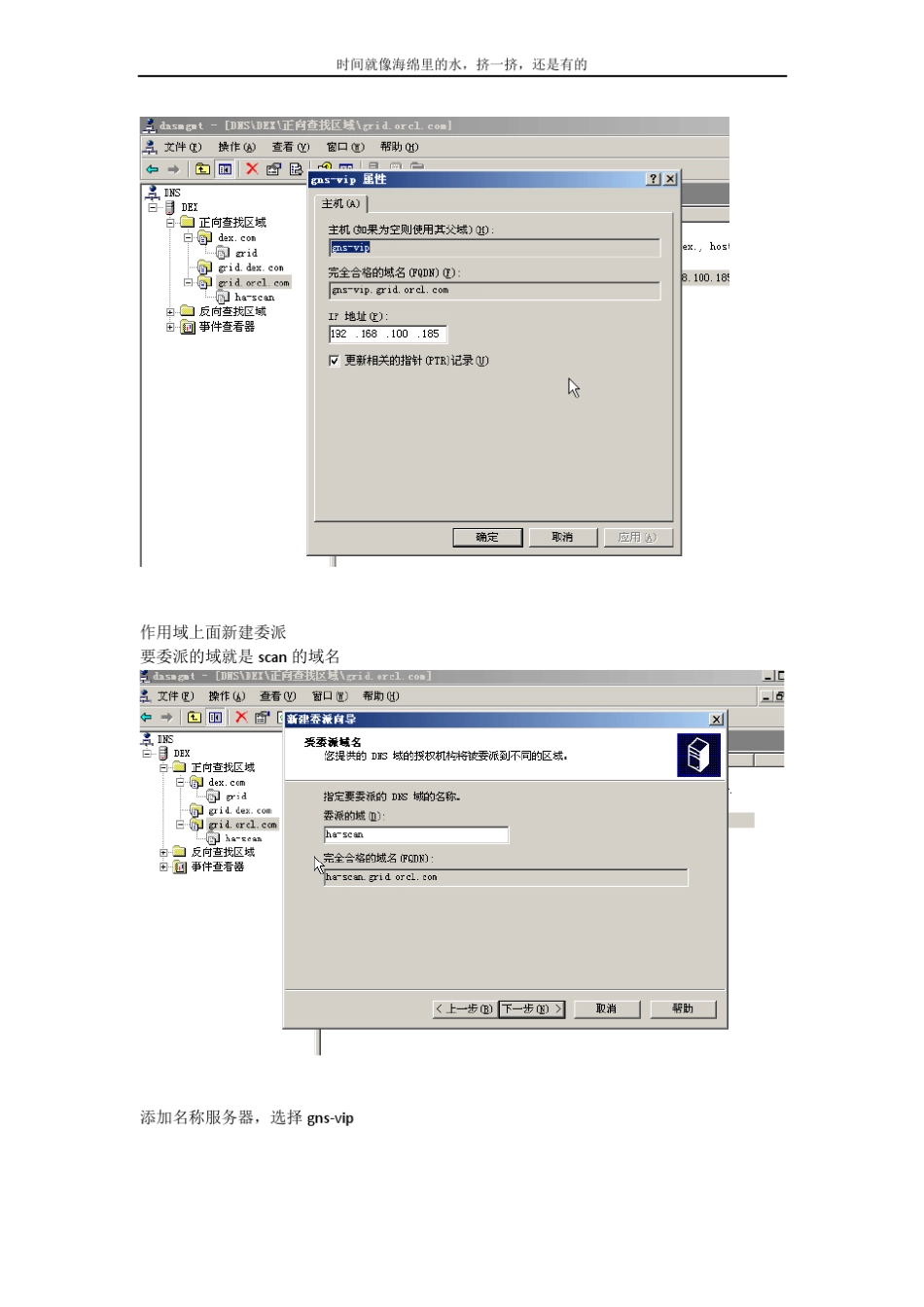 一步步教你如何配置添加删除11gr2gns,scan,vip_第3页