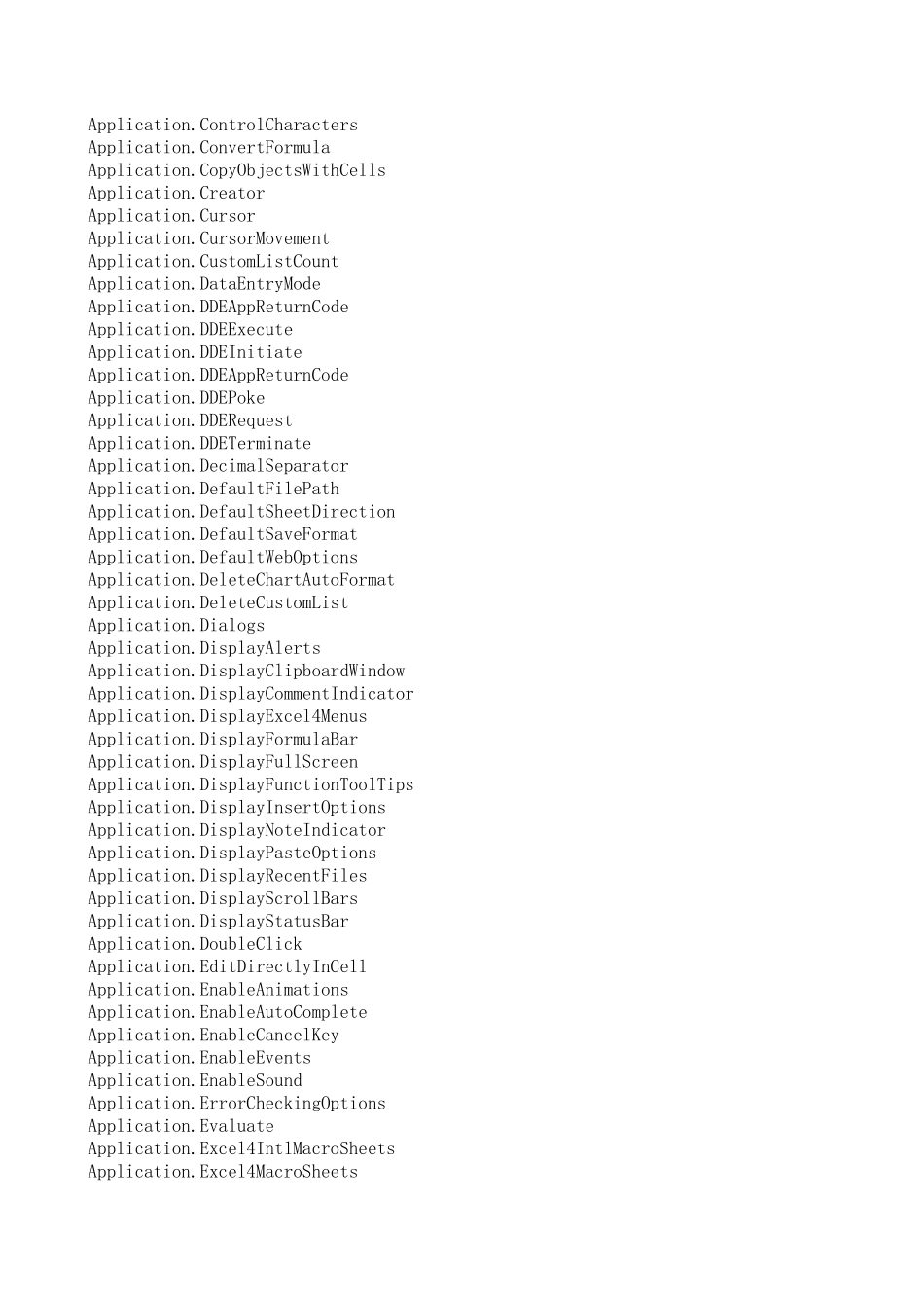 一簿打尽常用对象属性、vba函数_第2页