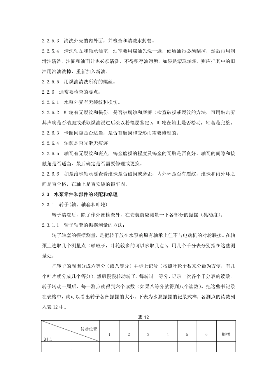 一般水泵的检修及质量标准_第3页