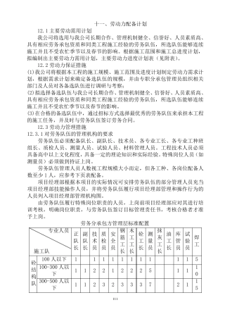 七、主要施工机具配备