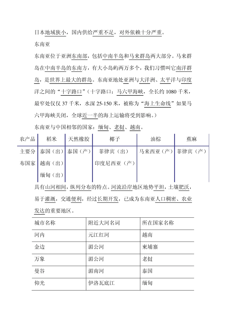 七下地理复习资料_第3页