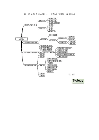 七年级下册生物思维导图