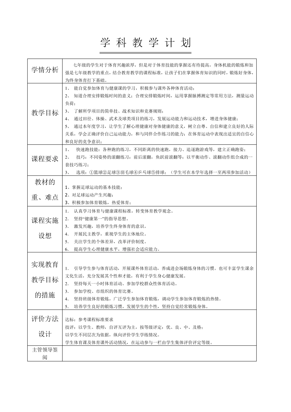 七年级体育与健康下册教案_第3页