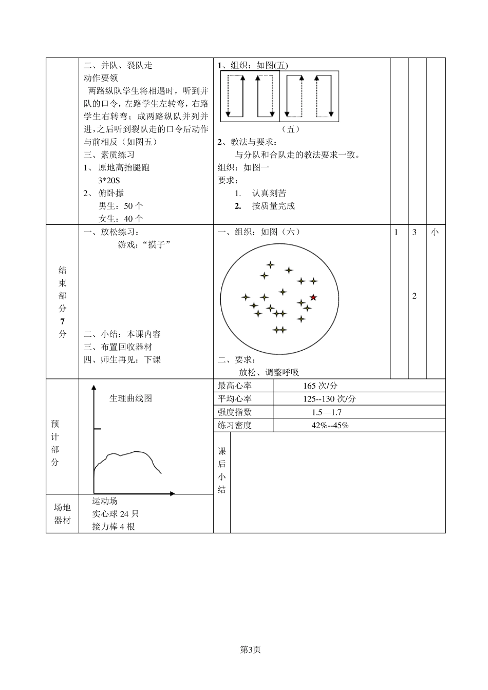 七年级体育与健康教案全册_第3页