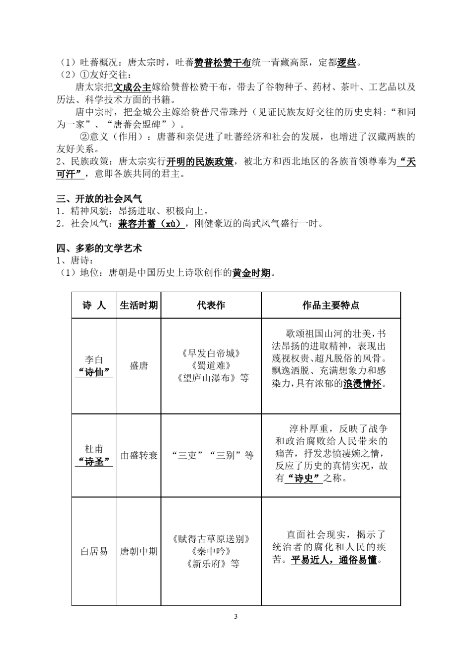 七年级历史下册复习资料_第3页
