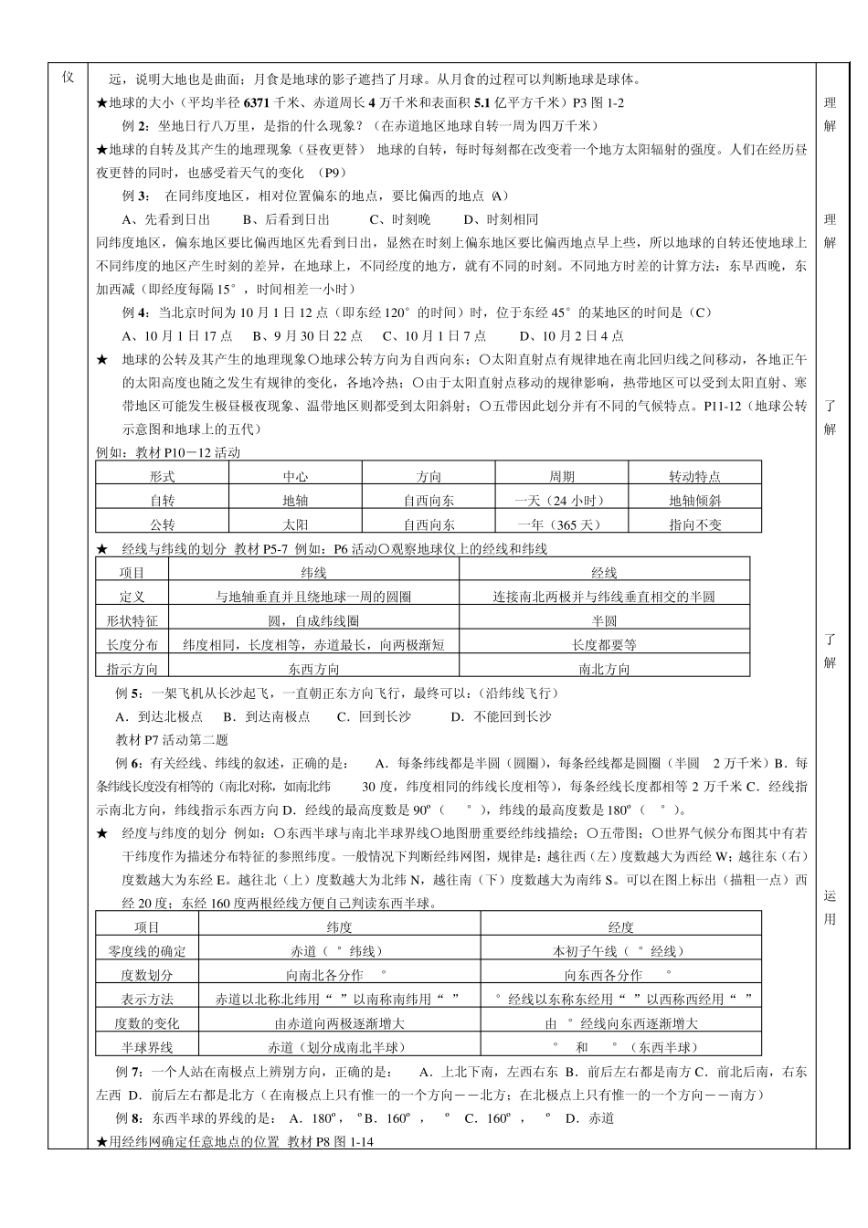 七年级地理复习提纲_第2页